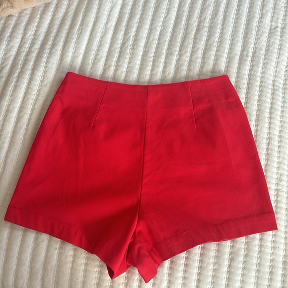 Red Mini Short - Picture 2 of 4